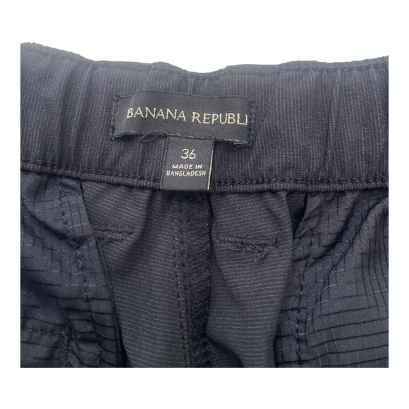 Banana Republic Men's Comfort Flat Front Shorts Black size 36 golf shorts - Picture 10 of 14